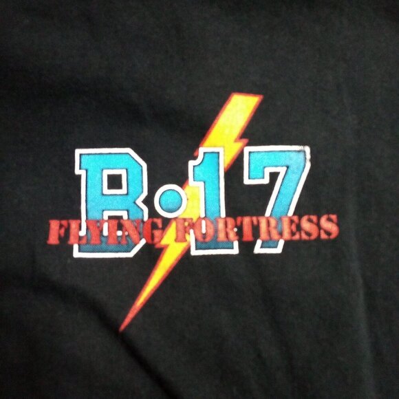 Vintage B-17 Flying Fortress Aluminum Overcast Pin-Up T-Shirt - Picture 3 of 6